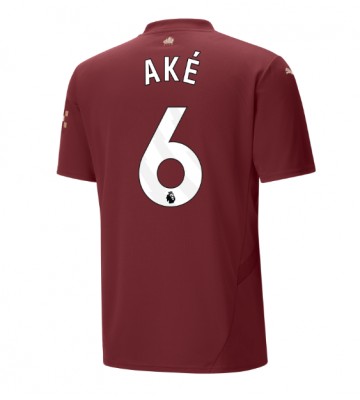 Manchester City Nathan Ake #6 Tercera Equipación 2024-25 Manga Corta